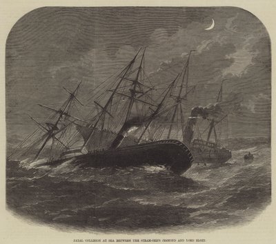 Fatal Collision at Sea between the Steam-Ships Jesmond and Lord Elgin by Henry Spernon Tozer